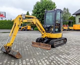 Minikoparka KOMATSU PC 26 MR 3 - Rok 2017