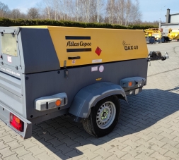 Agregat Atlas Copco QAX 40 na przyczepce - Sprzedany